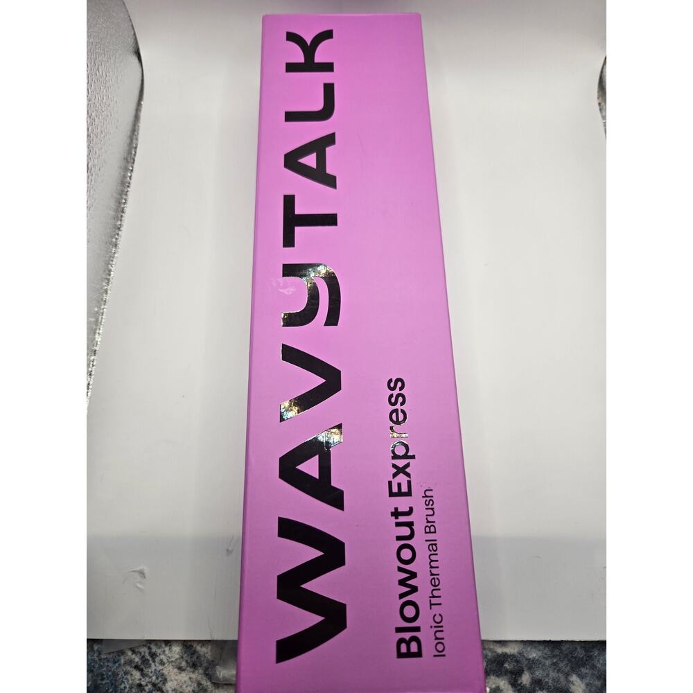 Wavytalk Bowout Express Ionic Thermal Brush- New Open Box
